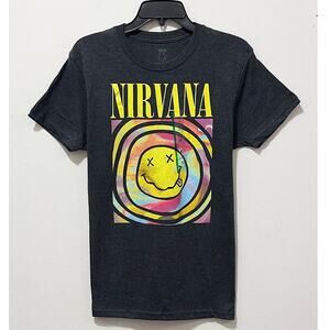 NWT: Nirvana - Women's Charcoal Gray, Graphic Tshirt (size S/M)